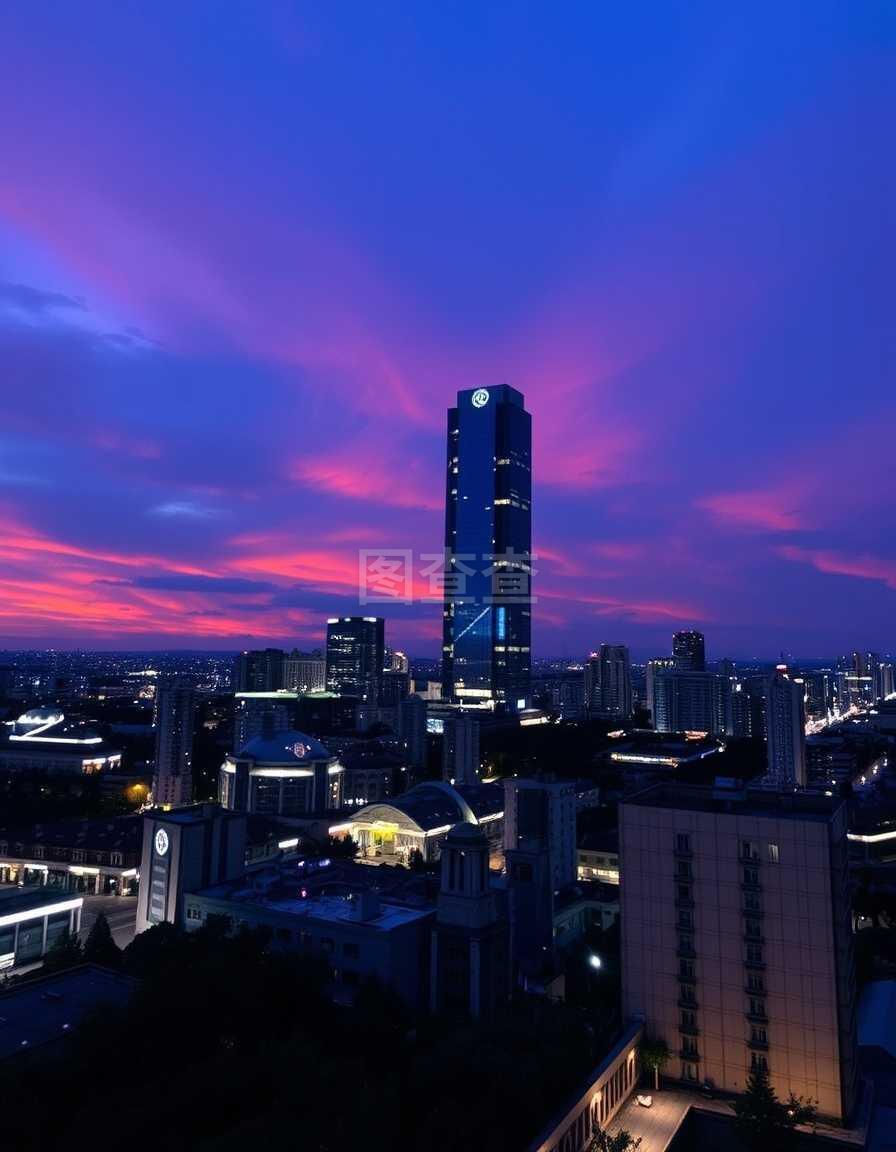 【武漢風景】光谷夜景一張~