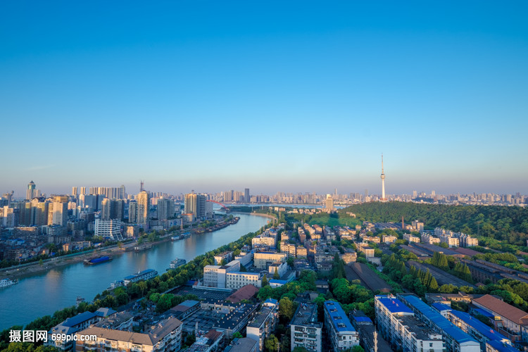 武漢城市風(fēng)景漢江流域風(fēng)光