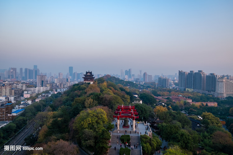 武漢黃鶴樓公園風(fēng)光
