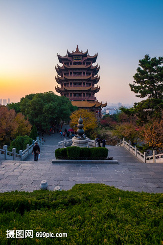 武漢黃鶴樓公園風(fēng)光